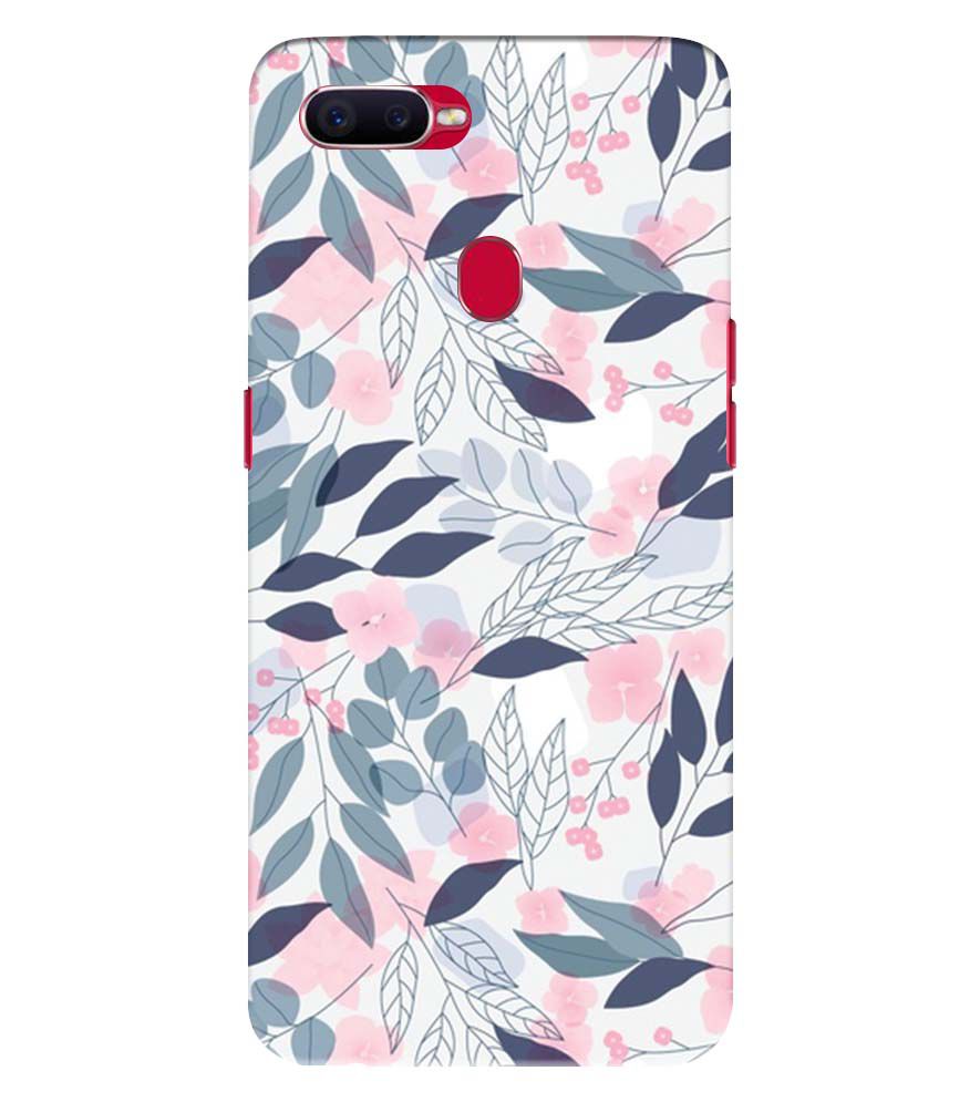 PS1333-Flowery Patterns Back Cover for Realme U1