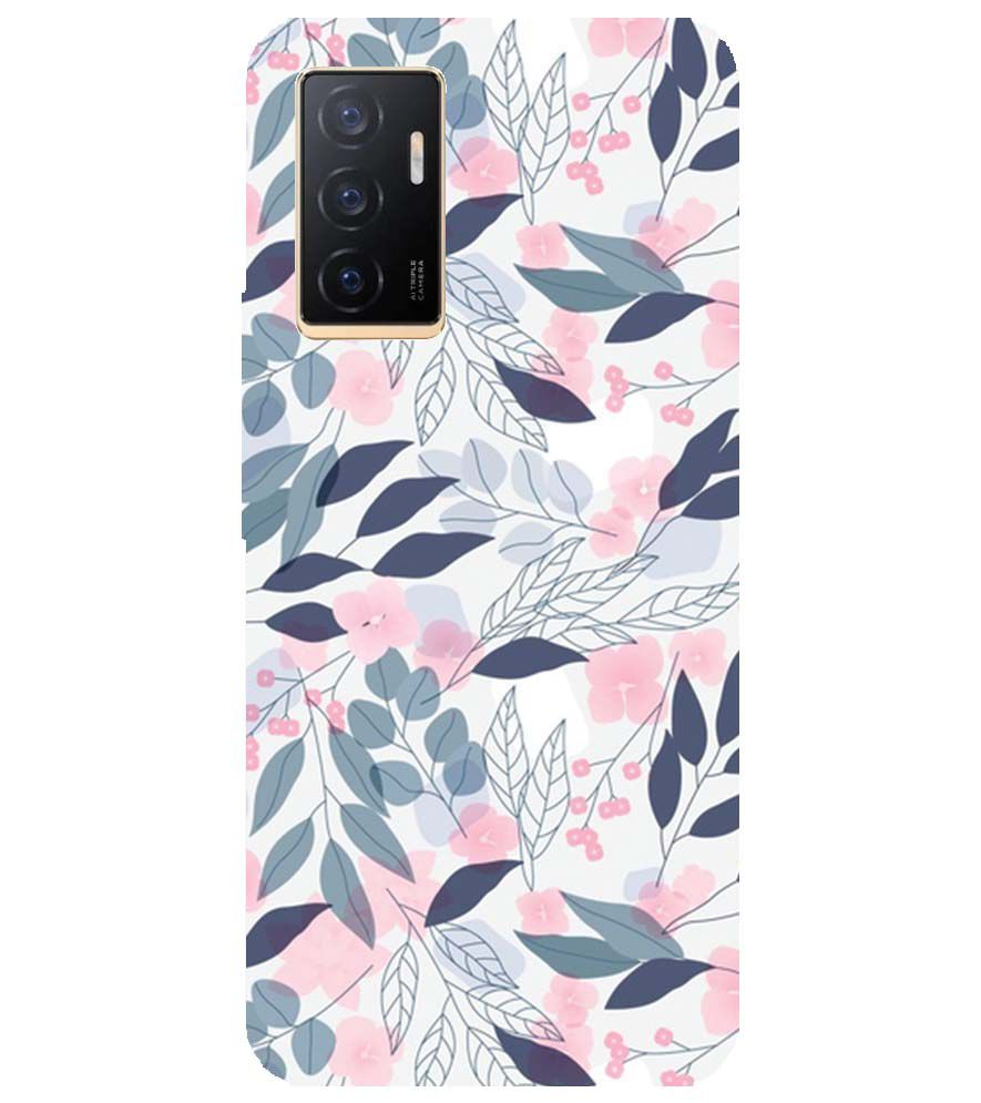 PS1333-Flowery Patterns Back Cover for vivo V23e 5G