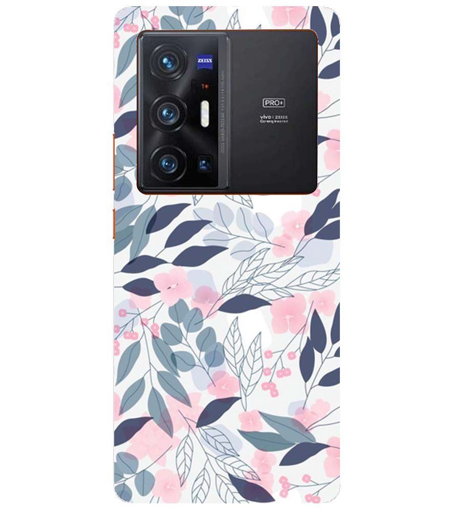 PS1333-Flowery Patterns Back Cover for vivo X70 Pro+