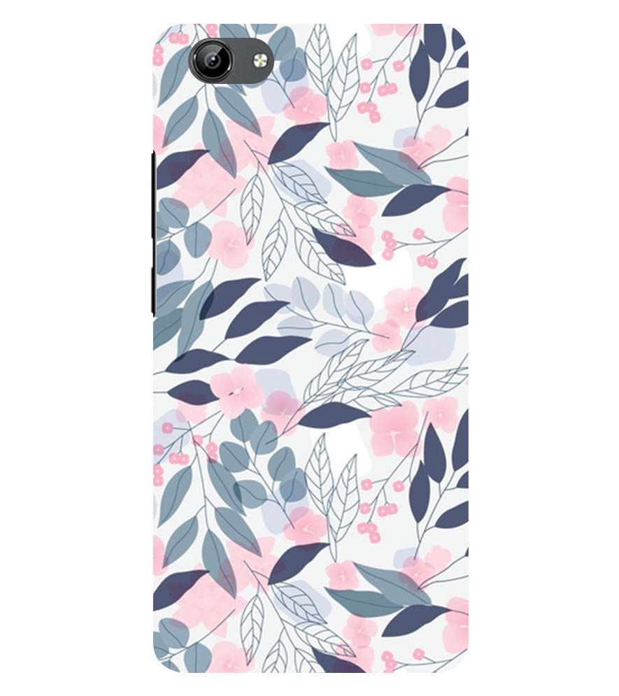 PS1333-Flowery Patterns Back Cover for Vivo Y71