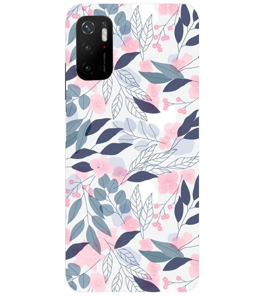 PS1333-Flowery Patterns Back Cover for Xiaomi Poco M3 Pro 5G