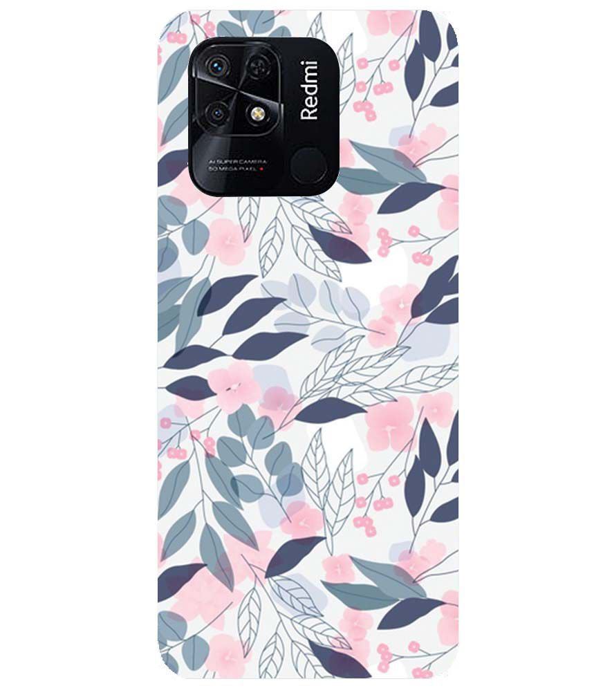 PS1333-Flowery Patterns Back Cover for Xiaomi Redmi 10 Power