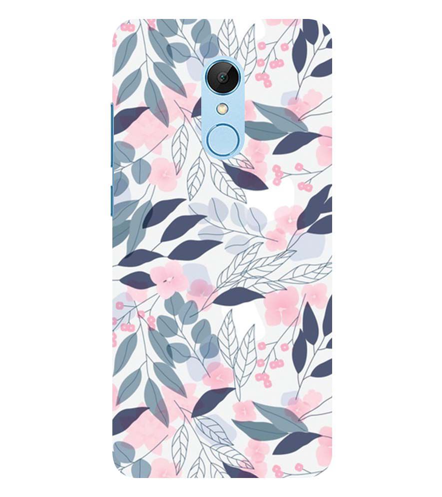 PS1333-Flowery Patterns Back Cover for Xiaomi Redmi 5