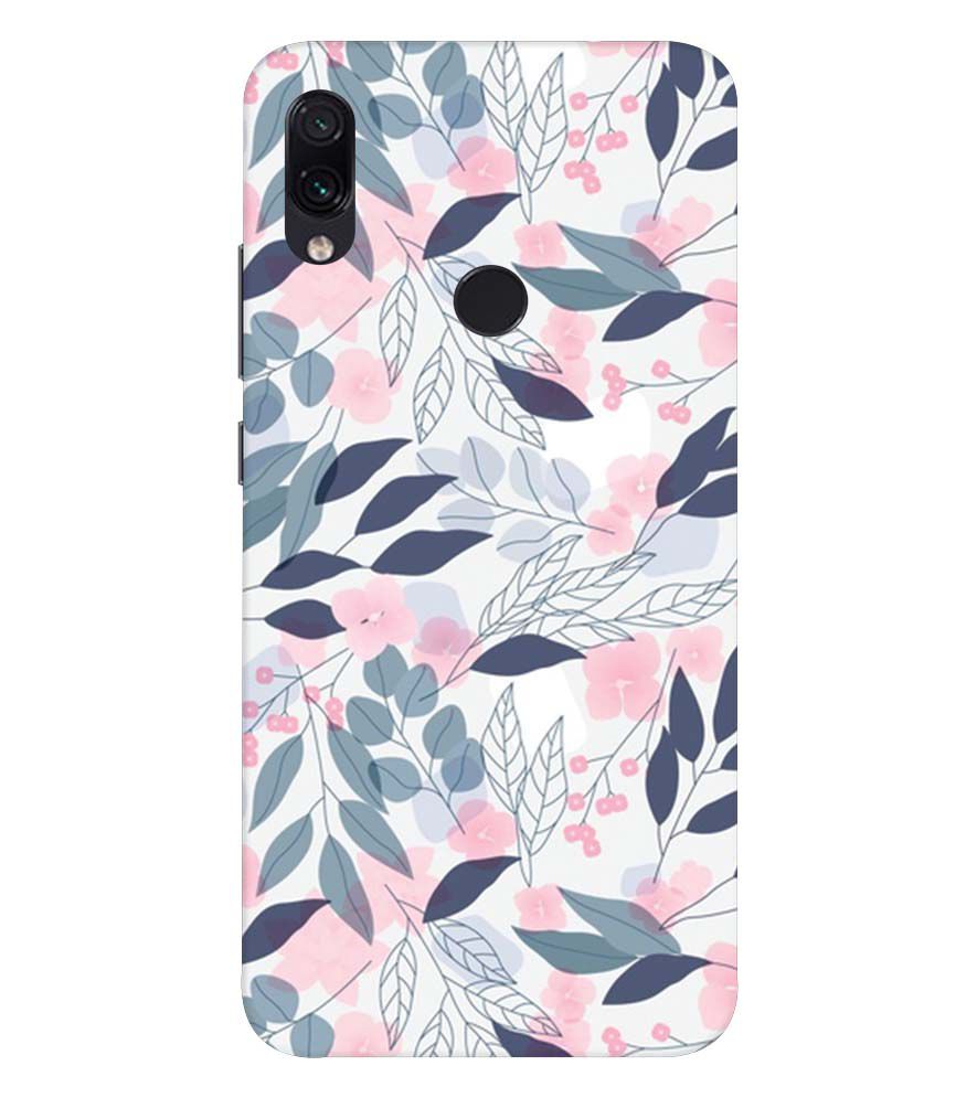 PS1333-Flowery Patterns Back Cover for Xiaomi Redmi 7