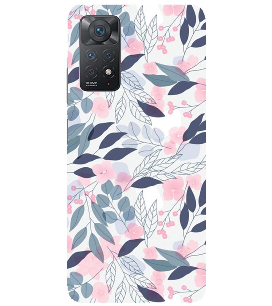 PS1333-Flowery Patterns Back Cover for Xiaomi Redmi Note 11 Pro