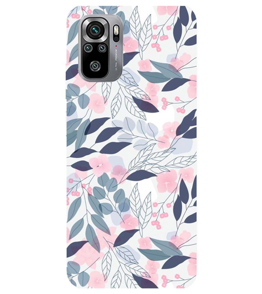 PS1333-Flowery Patterns Back Cover for Xiaomi Redmi Note 11 SE (India)