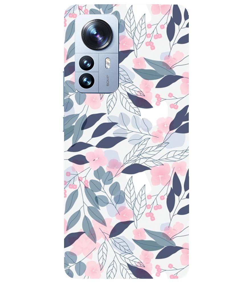 PS1333-Flowery Patterns Back Cover for Xiaomi Redmi Note 12 Pro