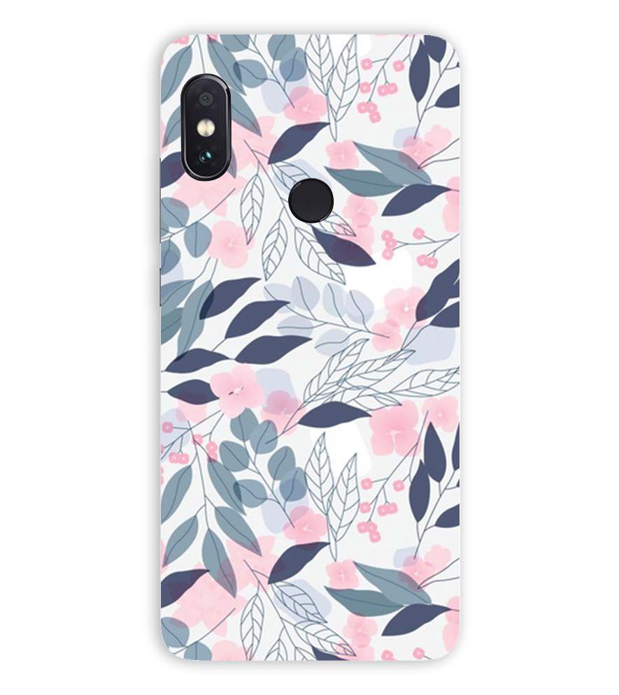 PS1333-Flowery Patterns Back Cover for Xiaomi Redmi Note 5 Pro