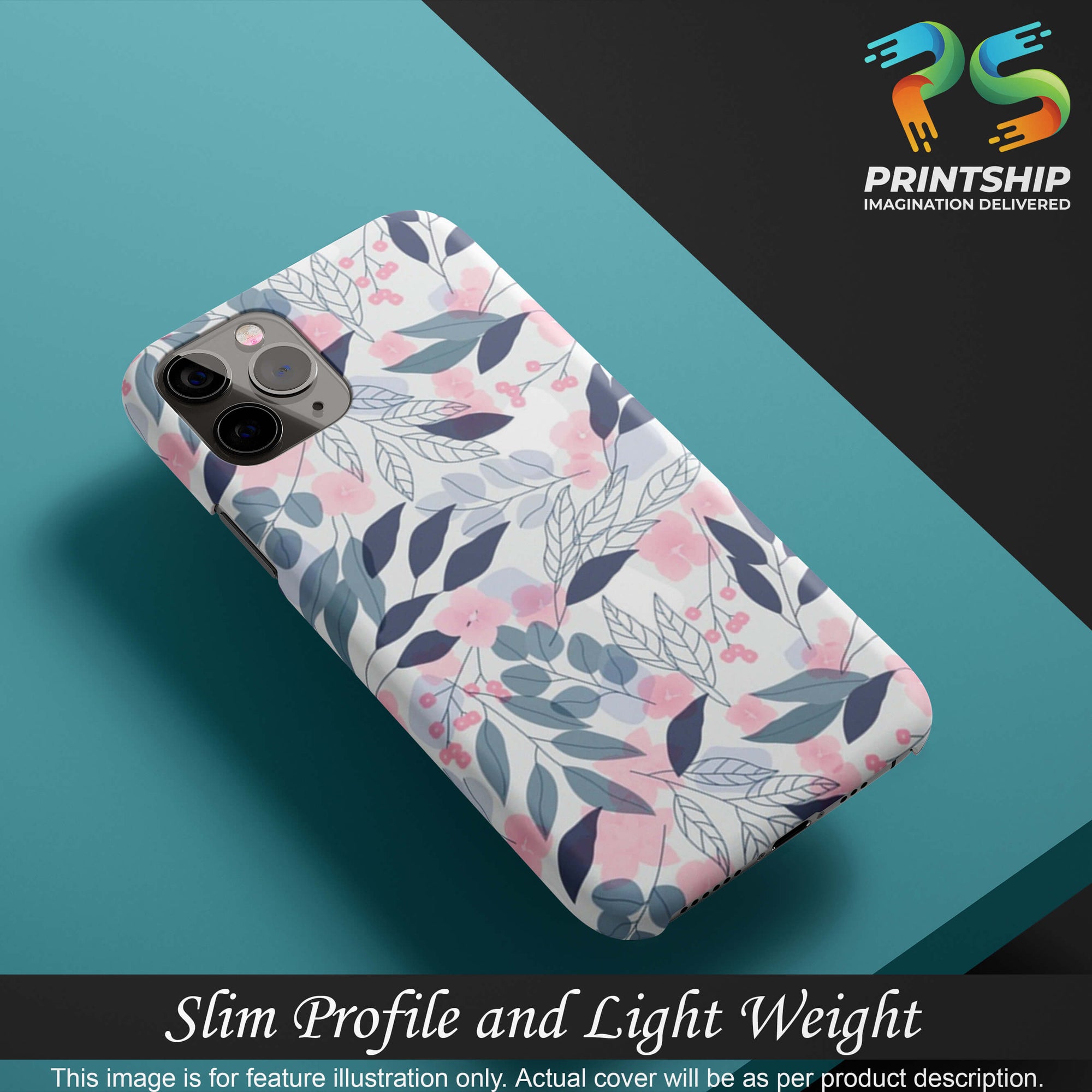 PS1333-Flowery Patterns Back Cover for Apple iPhone 7 Plus-Image4