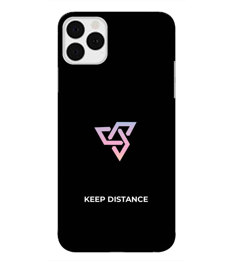 PS1334-Keep Distance Back Cover for Apple iPhone 11 Pro