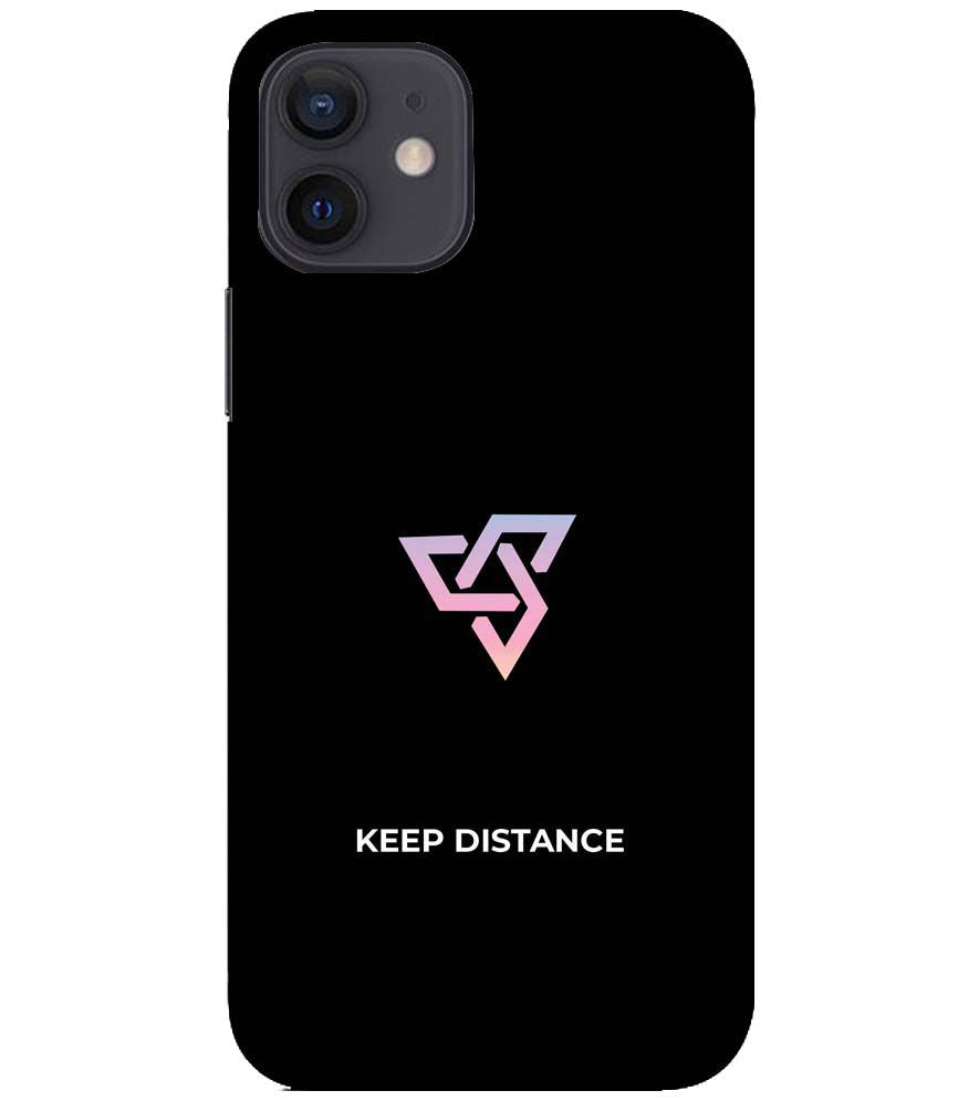 PS1334-Keep Distance Back Cover for Apple iPhone 12