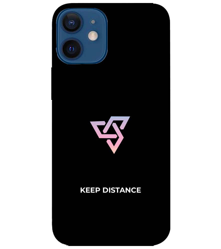 PS1334-Keep Distance Back Cover for Apple iPhone 12 Mini