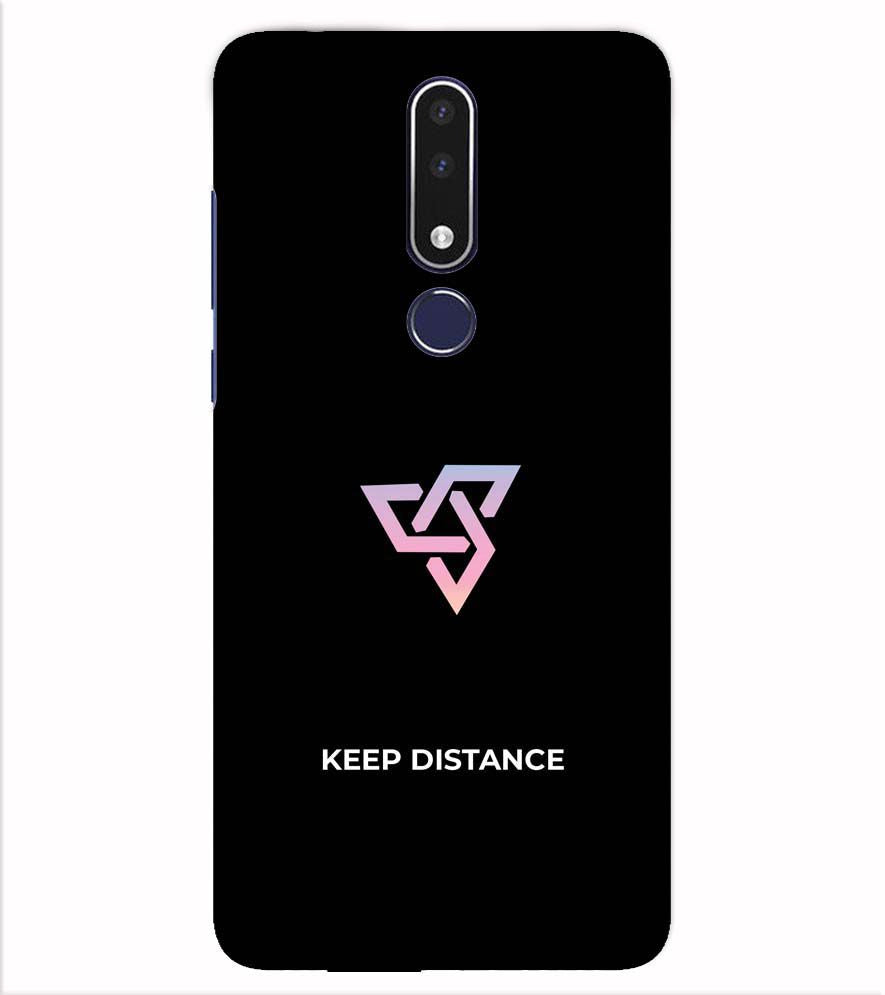 PS1334-Keep Distance Back Cover for Nokia 7.1