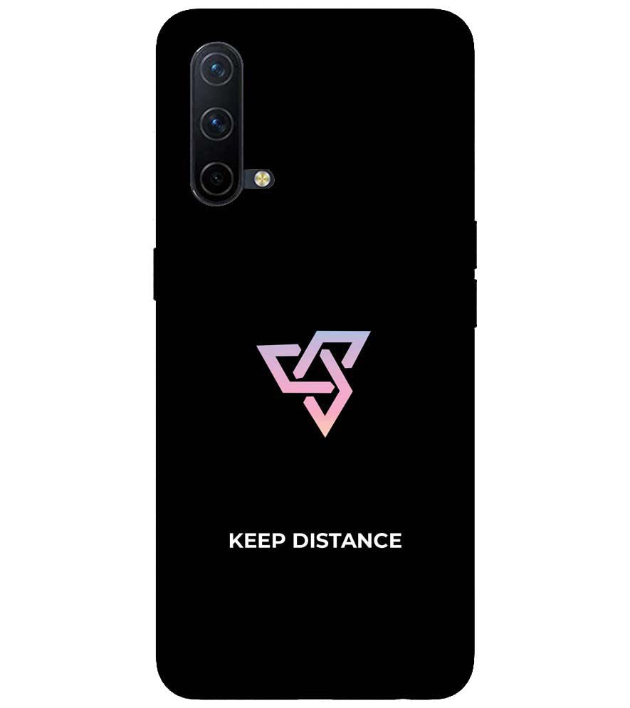 PS1334-Keep Distance Back Cover for OnePlus Nord CE 5G