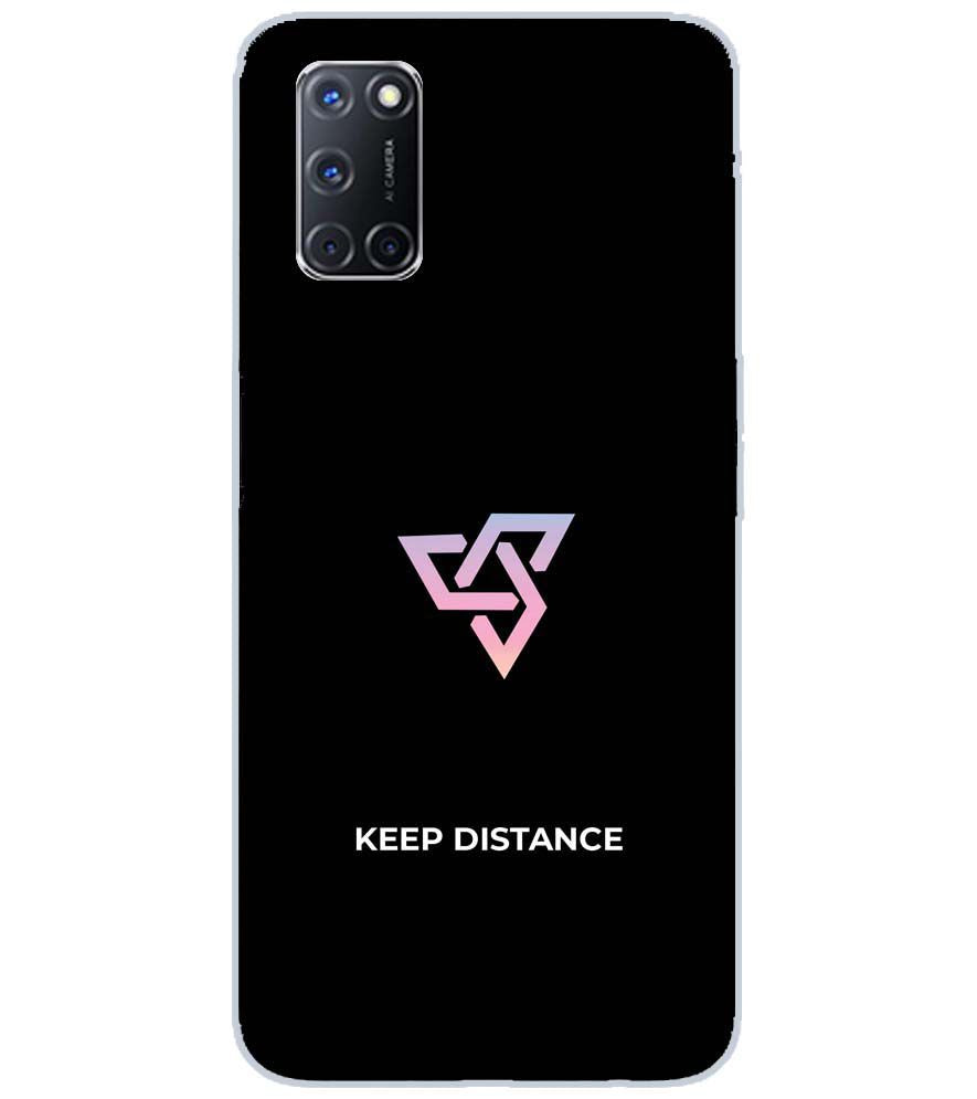 PS1334-Keep Distance Back Cover for Oppo A52