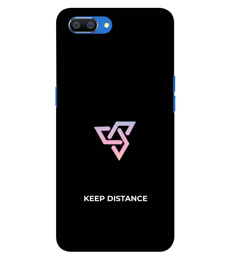 PS1334-Keep Distance Back Cover for Oppo Realme C1