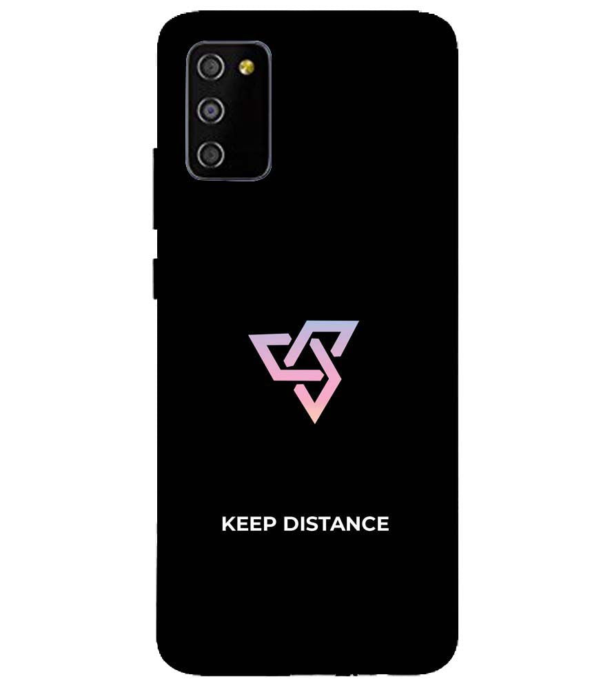 PS1334-Keep Distance Back Cover for Samsung Galaxy M02s