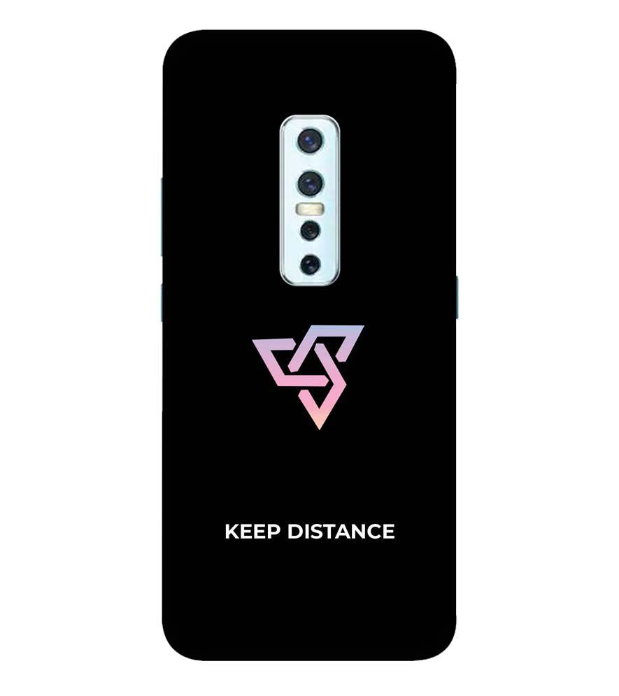 PS1334-Keep Distance Back Cover for Vivo V17 Pro