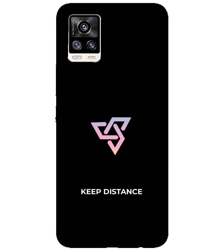 PS1334-Keep Distance Back Cover for vivo V20