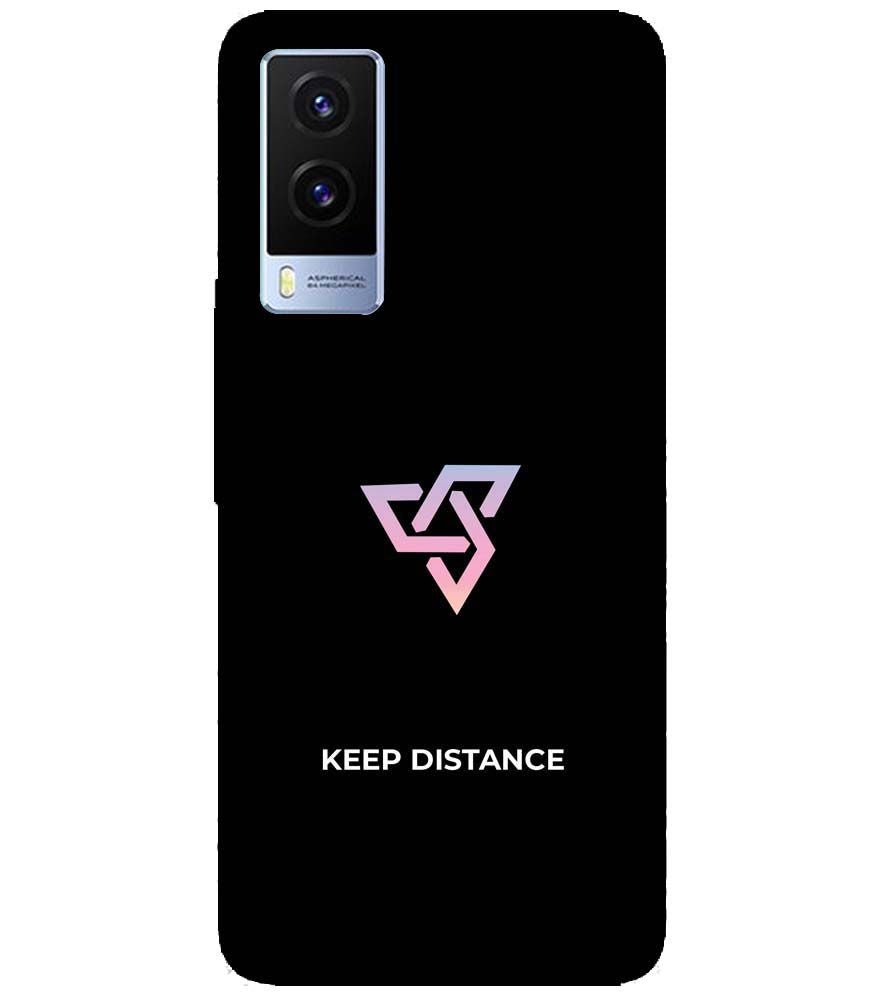 PS1334-Keep Distance Back Cover for Vivo V21e 5G