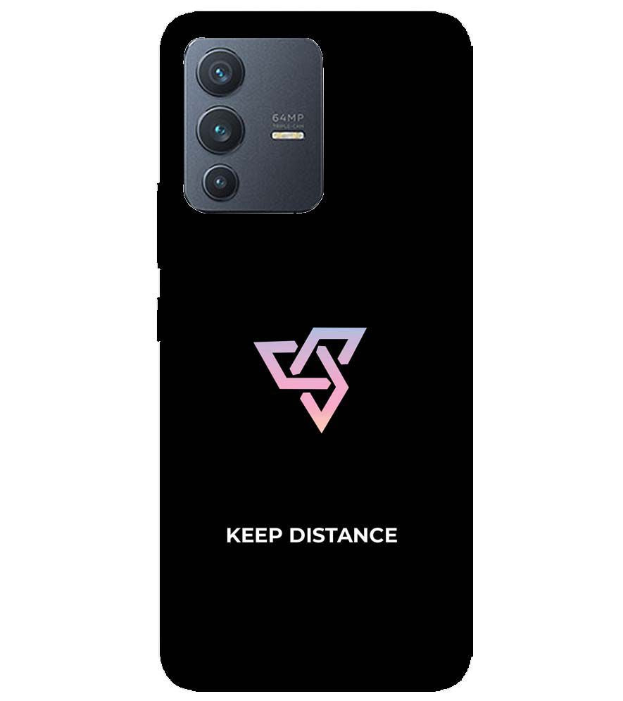 PS1334-Keep Distance Back Cover for vivo V23 5G