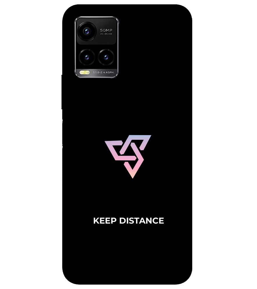 PS1334-Keep Distance Back Cover for vivo Y33s