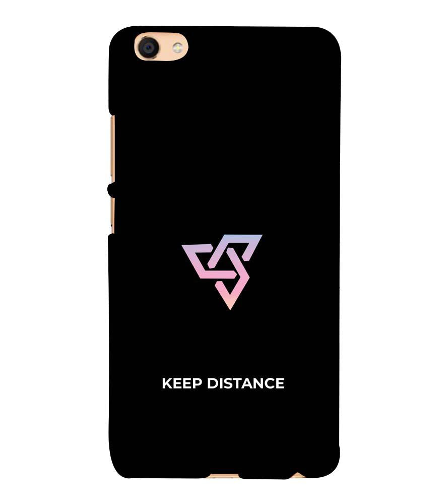 PS1334-Keep Distance Back Cover for vivo Y55s