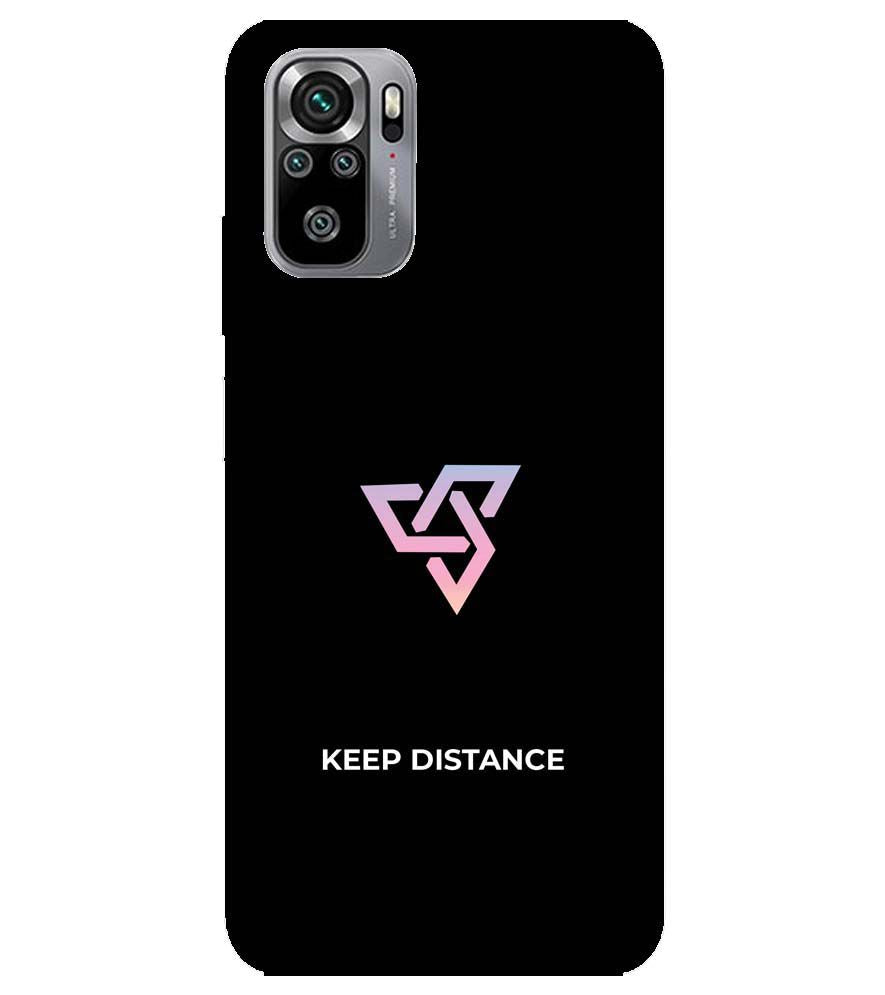 PS1334-Keep Distance Back Cover for Xiaomi Redmi Note 10S