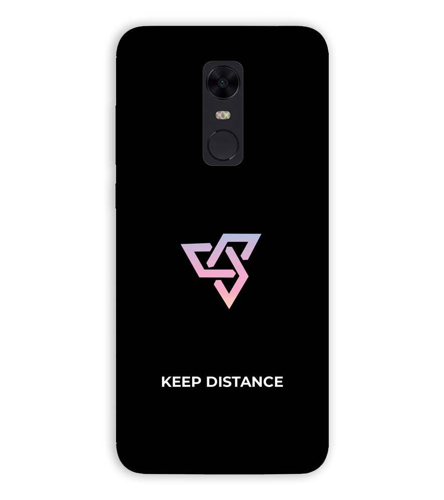 PS1334-Keep Distance Back Cover for Xiaomi Redmi Note 5