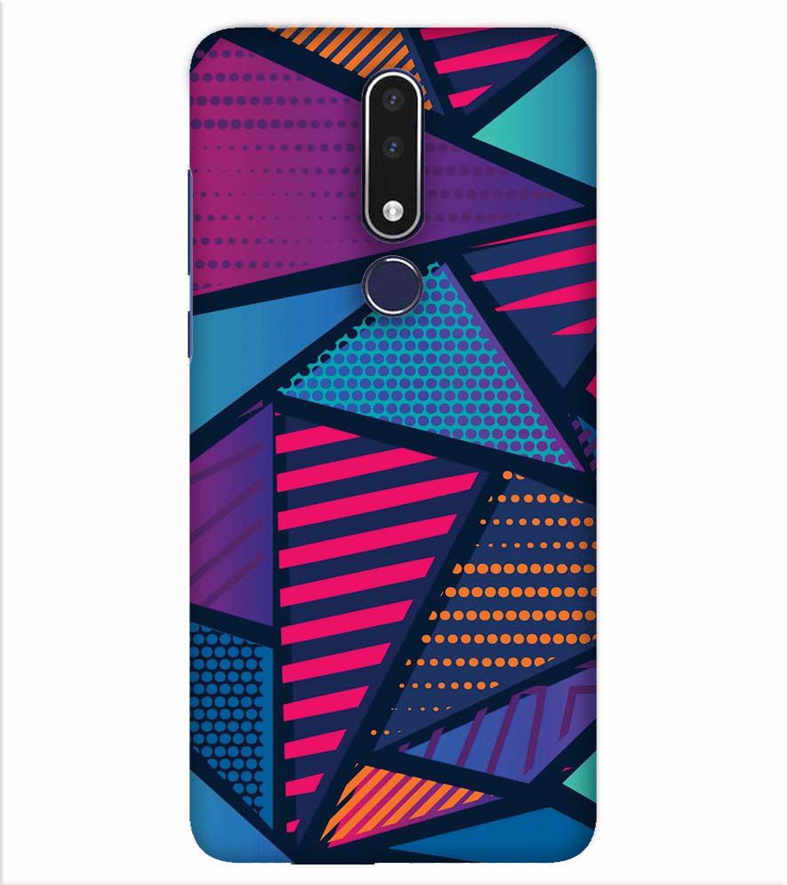 PS1335-Geometric Pattern Back Cover for Nokia 7.1