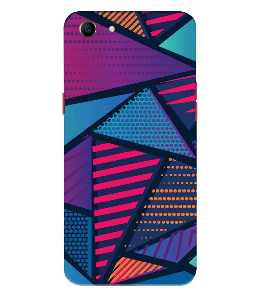 PS1335-Geometric Pattern Back Cover for Oppo A1