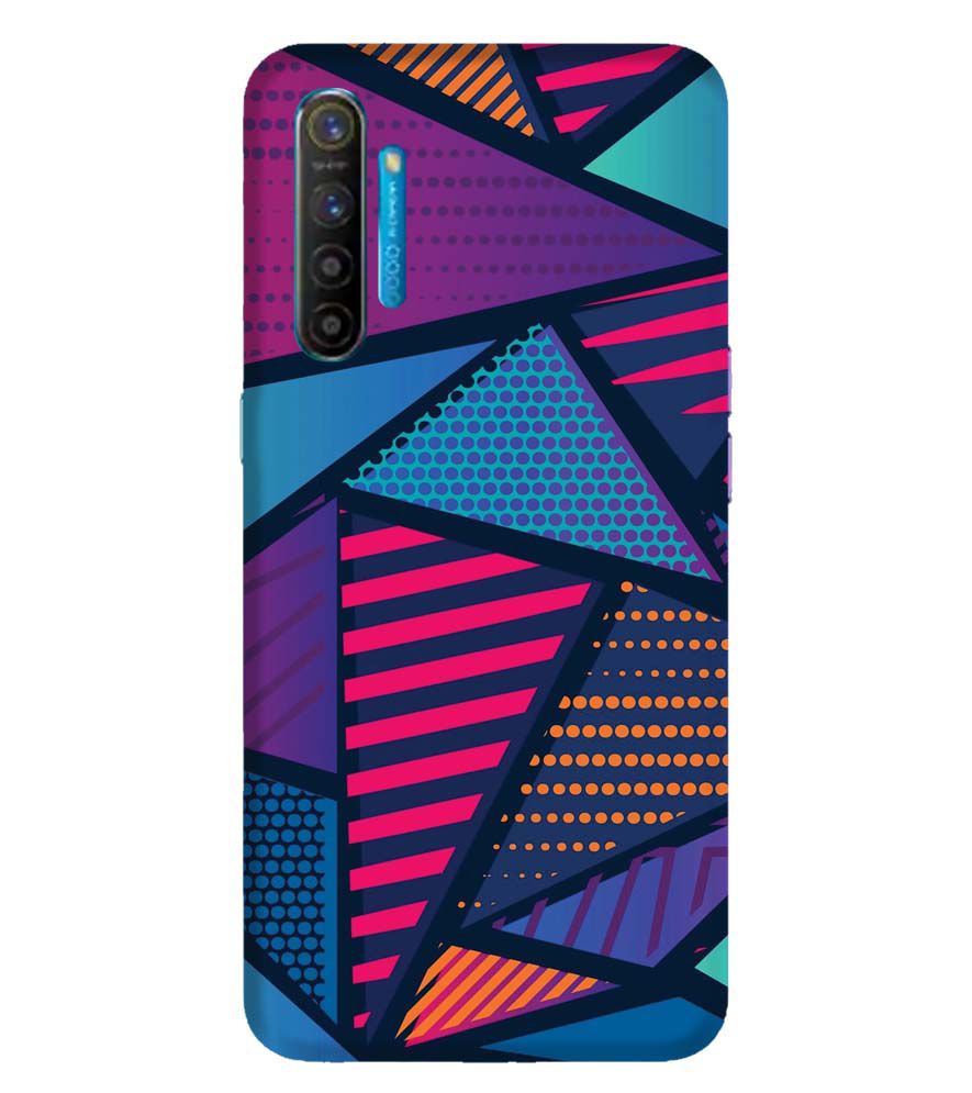 PS1335-Geometric Pattern Back Cover for Oppo K5