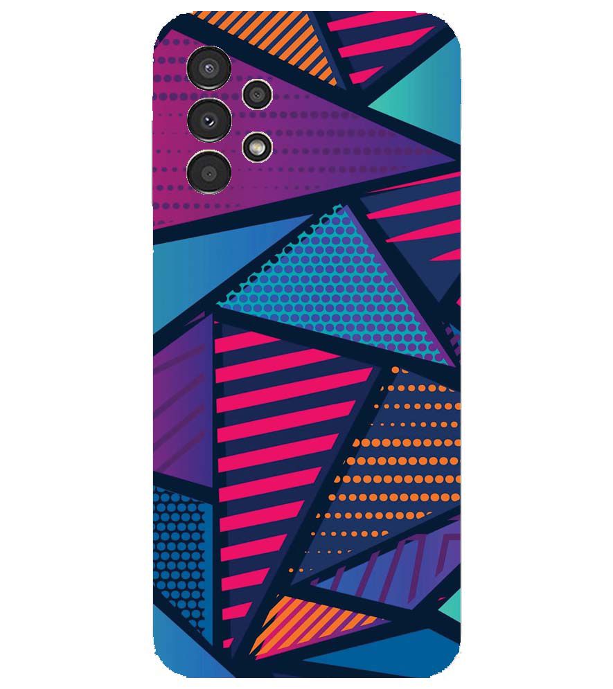 PS1335-Geometric Pattern Back Cover for Samsung Galaxy A13