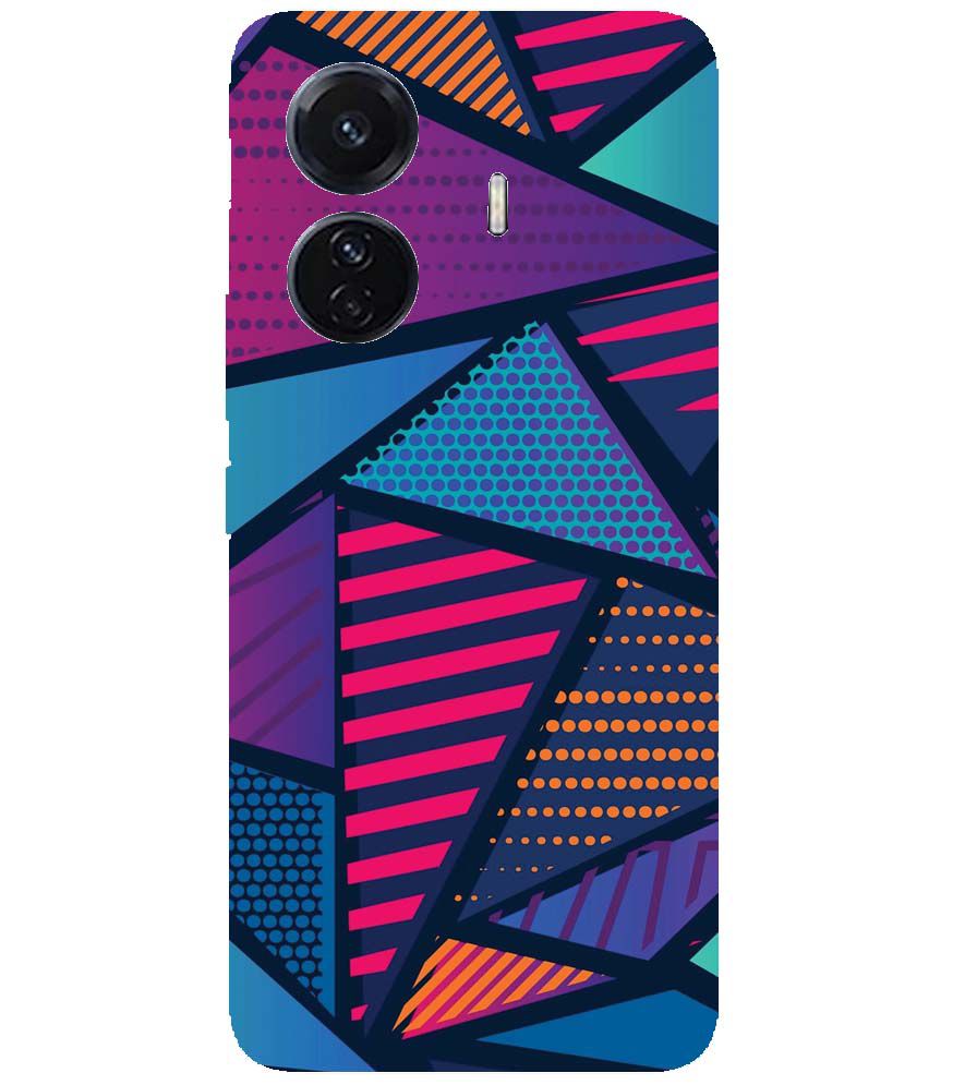 PS1335-Geometric Pattern Back Cover for vivo T1 Pro