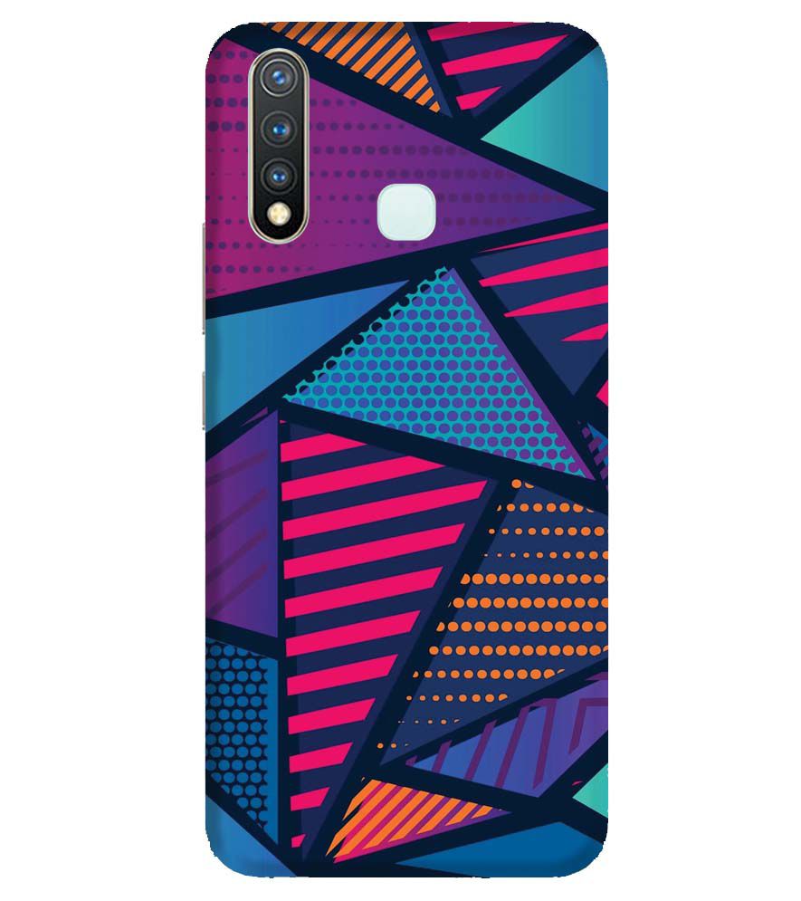 PS1335-Geometric Pattern Back Cover for Vivo U20