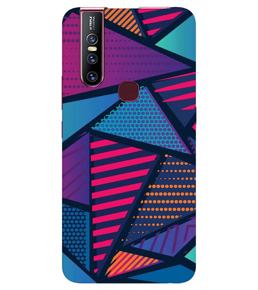 PS1335-Geometric Pattern Back Cover for Vivo V15