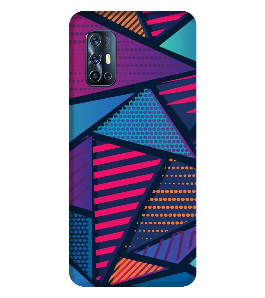 PS1335-Geometric Pattern Back Cover for Vivo V17