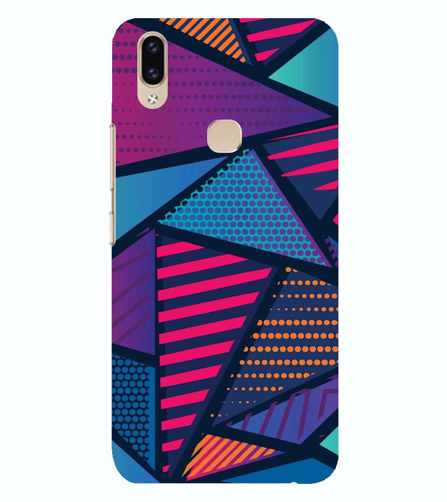 PS1335-Geometric Pattern Back Cover for Vivo V9