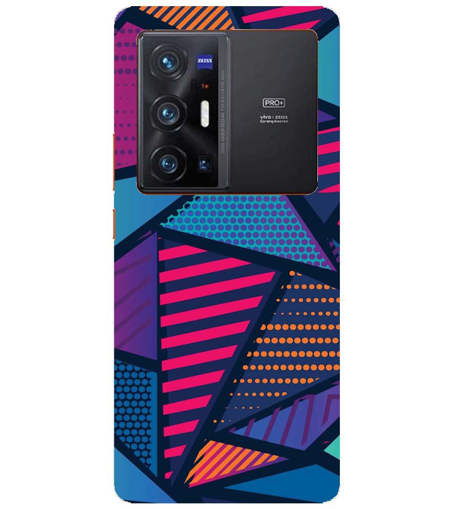 PS1335-Geometric Pattern Back Cover for vivo X70 Pro+