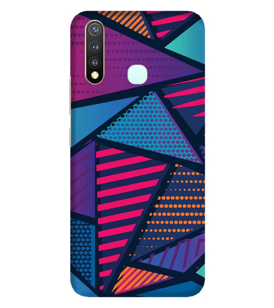 PS1335-Geometric Pattern Back Cover for Vivo Y19