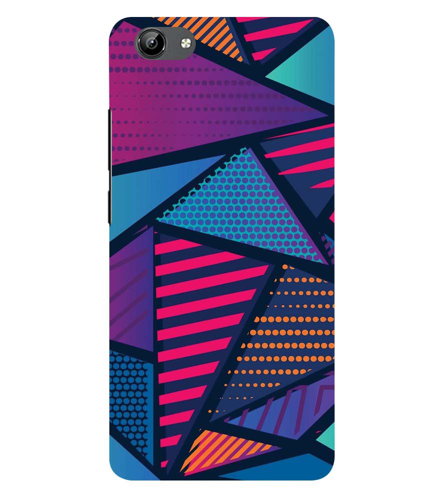 PS1335-Geometric Pattern Back Cover for Vivo Y71