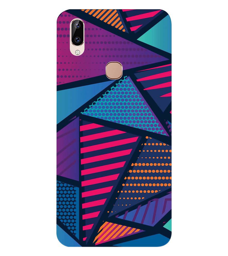 PS1335-Geometric Pattern Back Cover for Vivo Y83 Pro