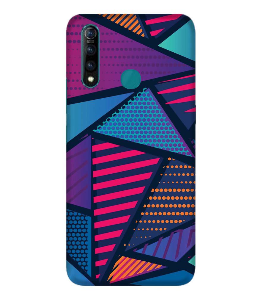 PS1335-Geometric Pattern Back Cover for Vivo Z1 Pro