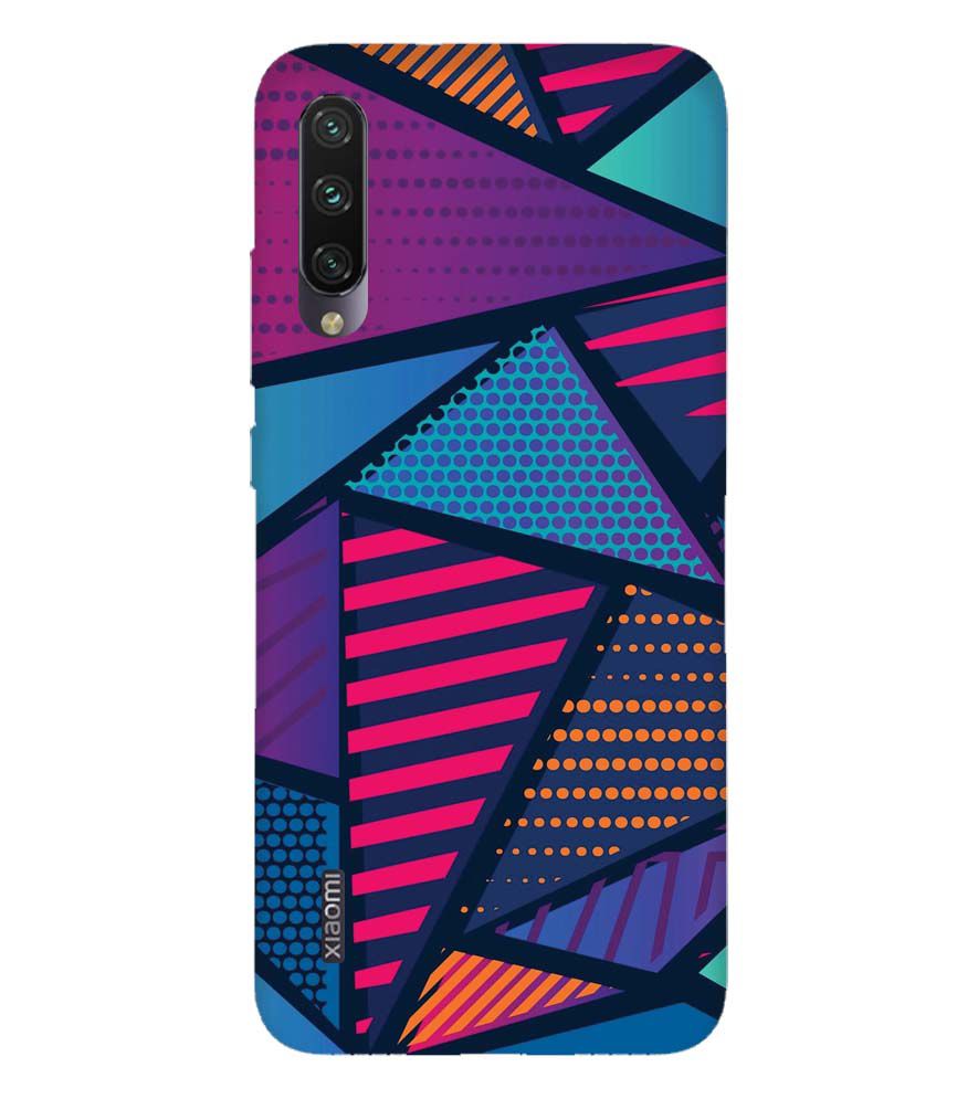 PS1335-Geometric Pattern Back Cover for Xiaomi Mi A3