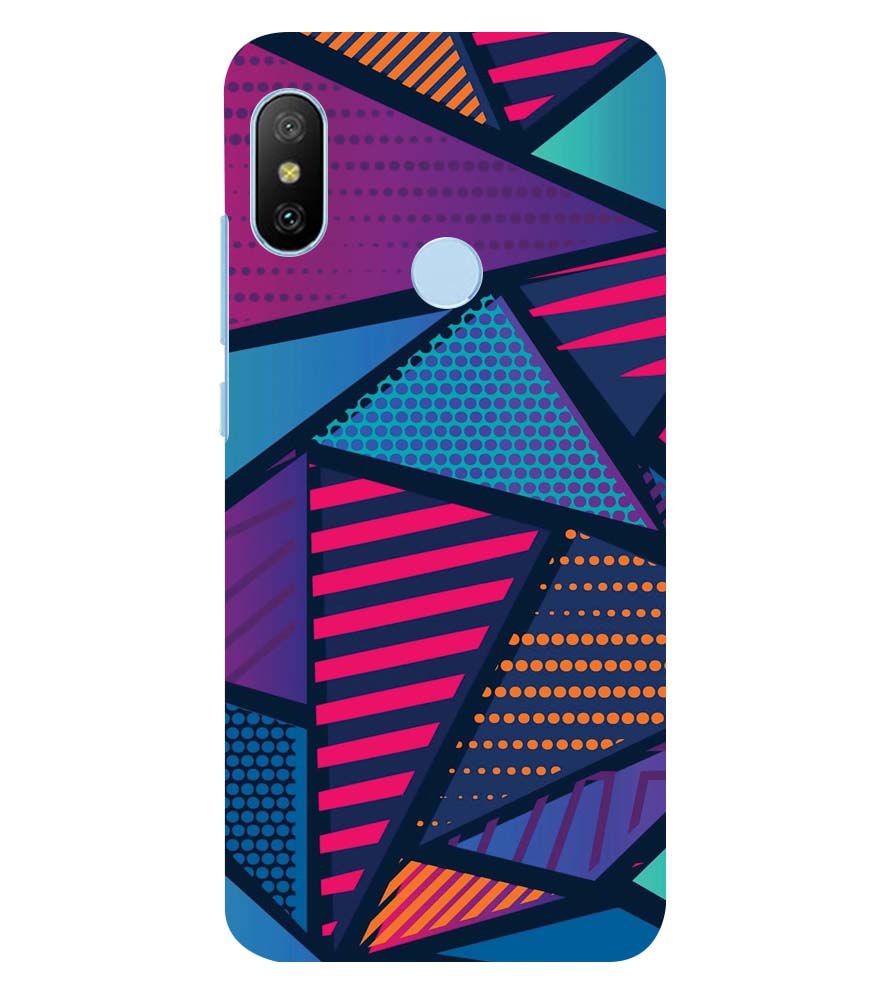 PS1335-Geometric Pattern Back Cover for Xiaomi Redmi A2