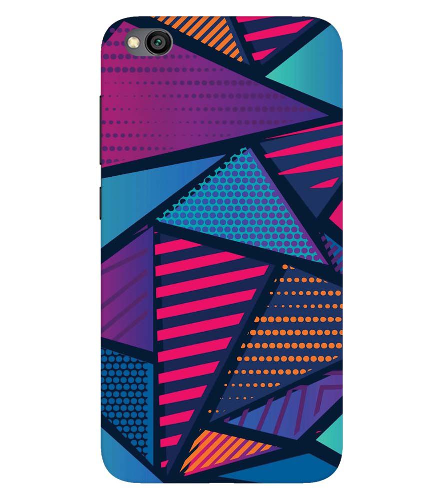 PS1335-Geometric Pattern Back Cover for Xiaomi Redmi Go