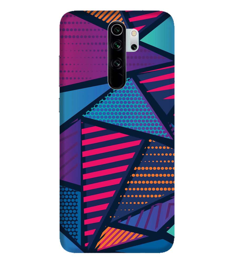 PS1335-Geometric Pattern Back Cover for Xiaomi Redmi Note 8 Pro