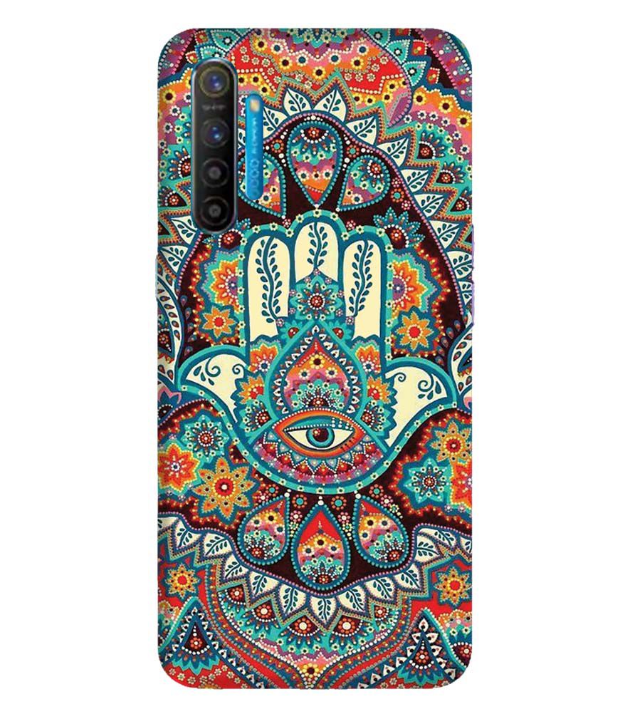 PS1336-Eye Hands Mandala Back Cover for Oppo K5