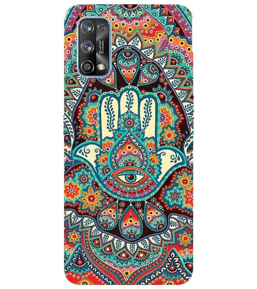 PS1336-Eye Hands Mandala Back Cover for Realme 7 Pro