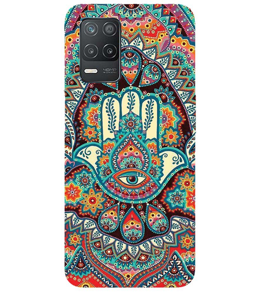 PS1336-Eye Hands Mandala Back Cover for Realme 8 5G